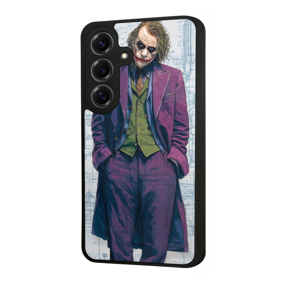 Samsung Galaxy S25 Uyumlu Joker Tasarımlı Glossy Premium Kılıf