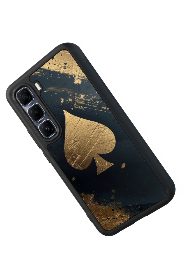 Infinix Hot 60 Pro Plus Uyumlu Kart Tasarımlı Glossy Premium Kılıf