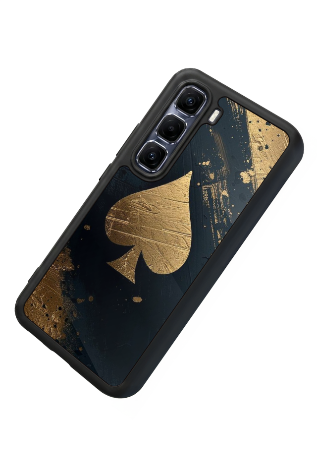 Infinix Hot 60 Pro Plus Uyumlu Kart Tasarımlı Glossy Premium Kılıf