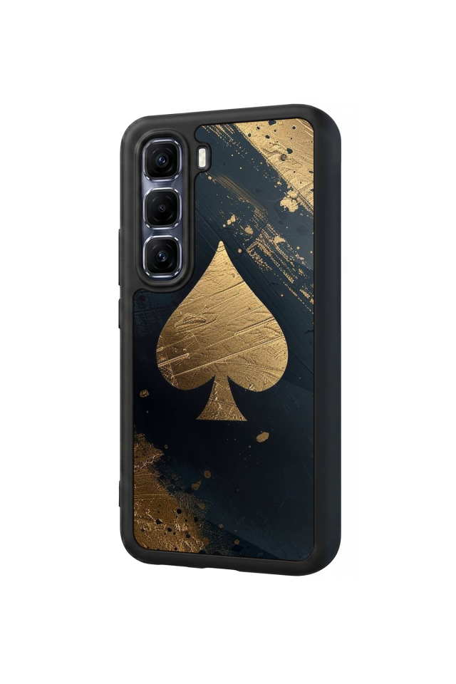 Infinix Hot 60 Pro Plus Uyumlu Kart Tasarımlı Glossy Premium Kılıf