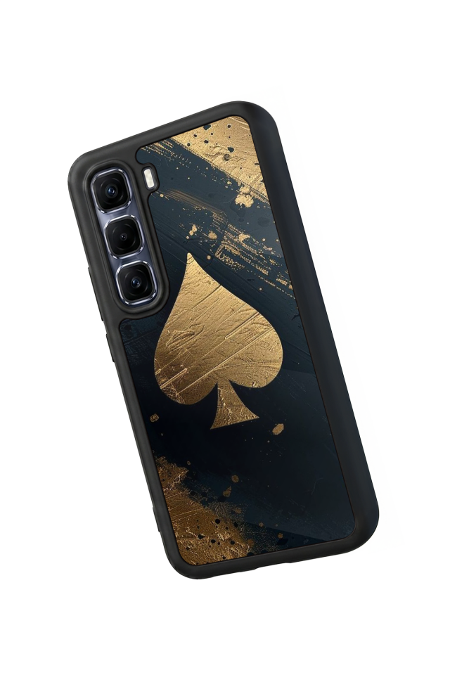Infinix Hot 60 Pro Plus Uyumlu Kart Tasarımlı Glossy Premium Kılıf