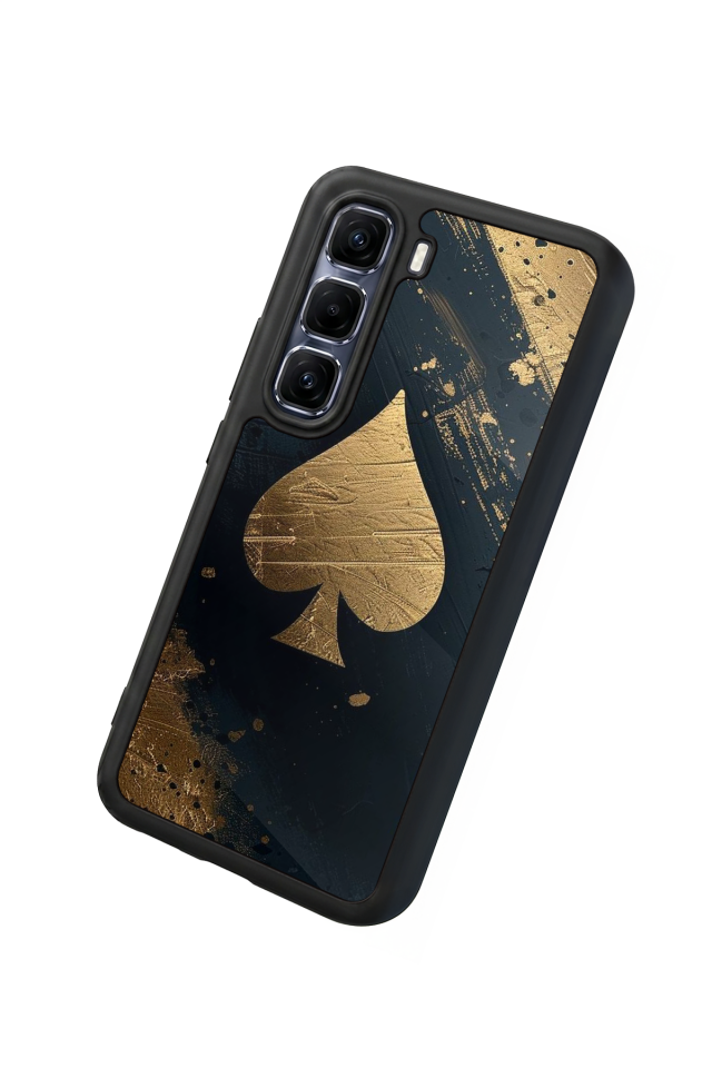 Infinix Hot 60 Pro Plus Uyumlu Kart Tasarımlı Glossy Premium Kılıf