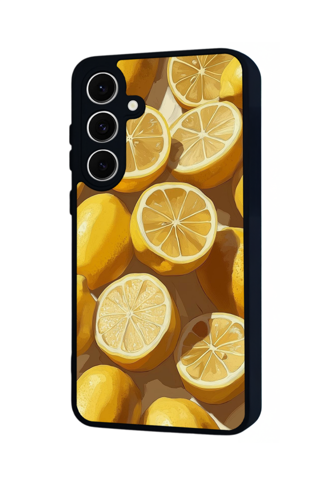 Samsung Galaxy A16 Uyumlu Limon Tasarımlı Glossy Premium Kılıf
