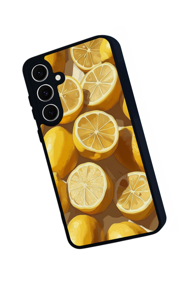 Samsung Galaxy A16 Uyumlu Limon Tasarımlı Glossy Premium Kılıf