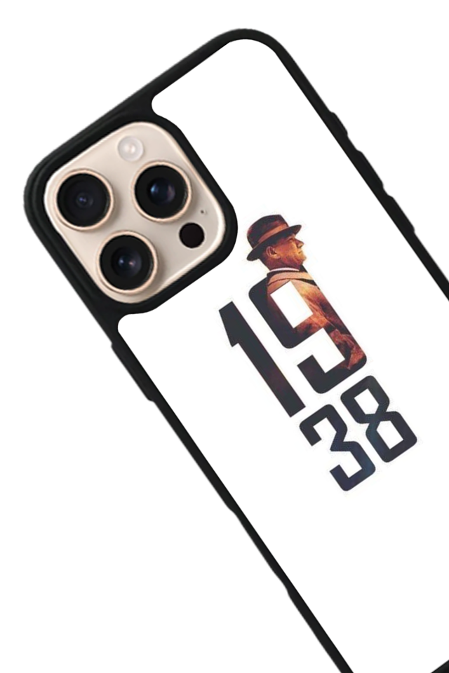 iPhone 15 Pro Uyumlu Mustafa Kemal Ataturk Tasarımlı Glossy Premium Kılıf
