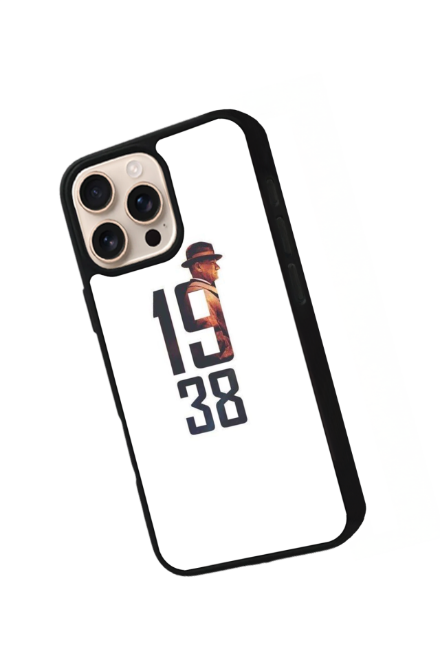 iPhone 15 Pro Uyumlu Mustafa Kemal Ataturk Tasarımlı Glossy Premium Kılıf