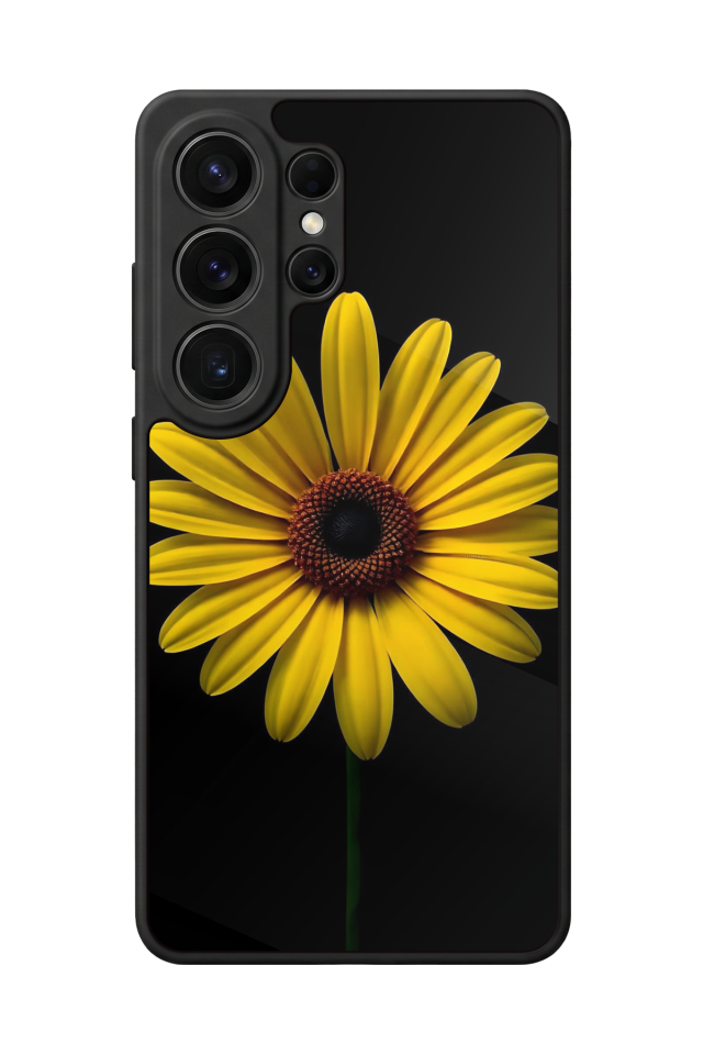 Samsung Galaxy S26 Ultra Uyumlu Papatya Tasarımlı Glossy Premium Kılıf