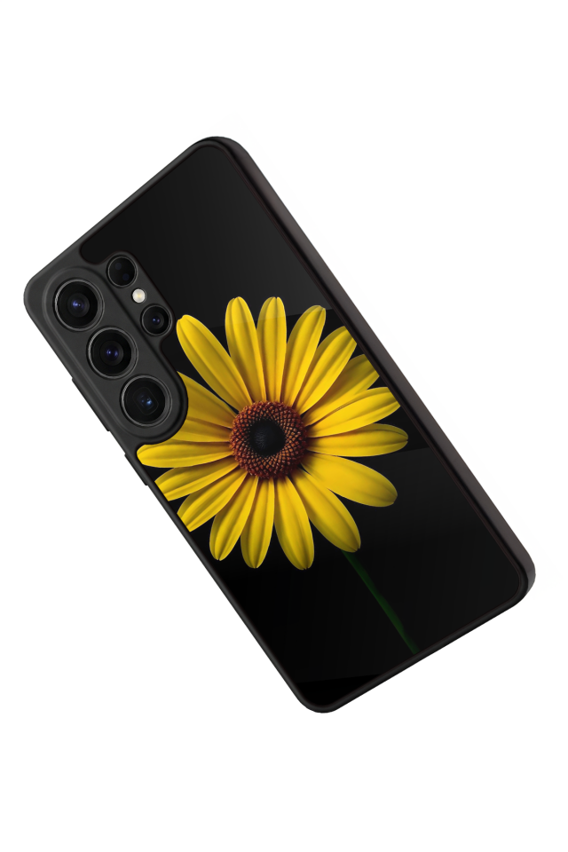 Samsung Galaxy S26 Ultra Uyumlu Papatya Tasarımlı Glossy Premium Kılıf