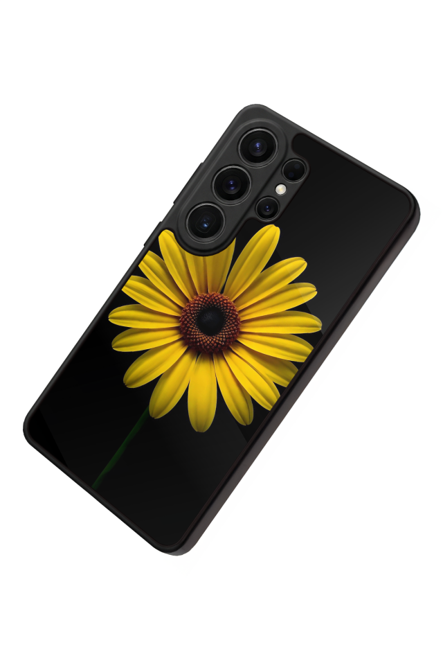Samsung Galaxy S26 Ultra Uyumlu Papatya Tasarımlı Glossy Premium Kılıf