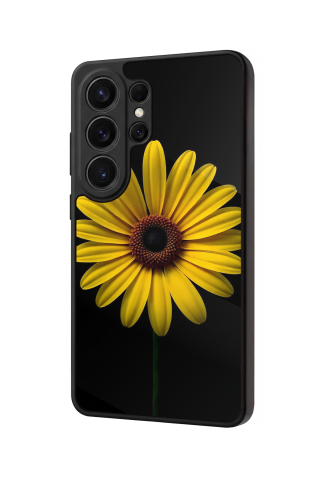 Samsung Galaxy S26 Ultra Uyumlu Papatya Tasarımlı Glossy Premium Kılıf