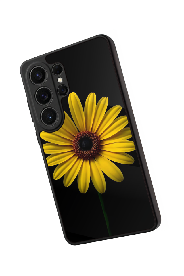 Samsung Galaxy S26 Ultra Uyumlu Papatya Tasarımlı Glossy Premium Kılıf