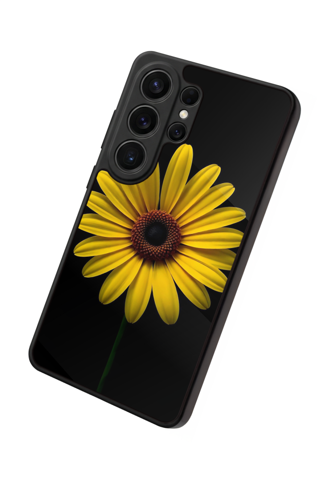 Samsung Galaxy S26 Ultra Uyumlu Papatya Tasarımlı Glossy Premium Kılıf