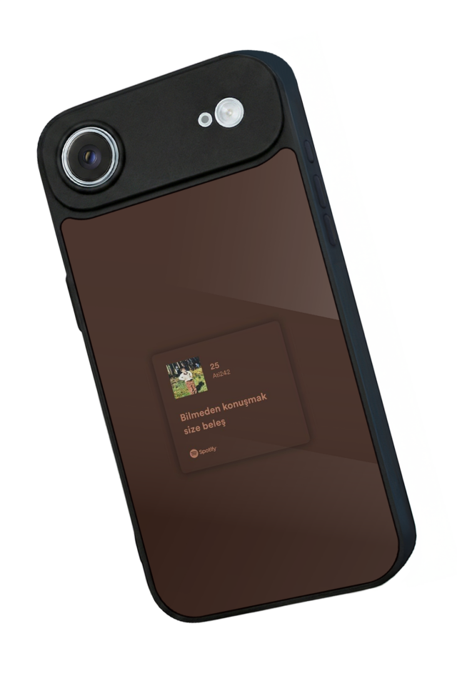 iPhone 17 Air Uyumlu Sarki Sozleri Tasarımlı Glossy Premium Kılıf