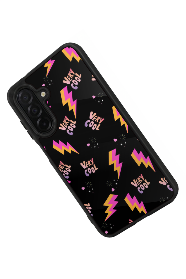 Samsung Galaxy A36 Uyumlu Simsek Tasarımlı Glossy Premium Kılıf