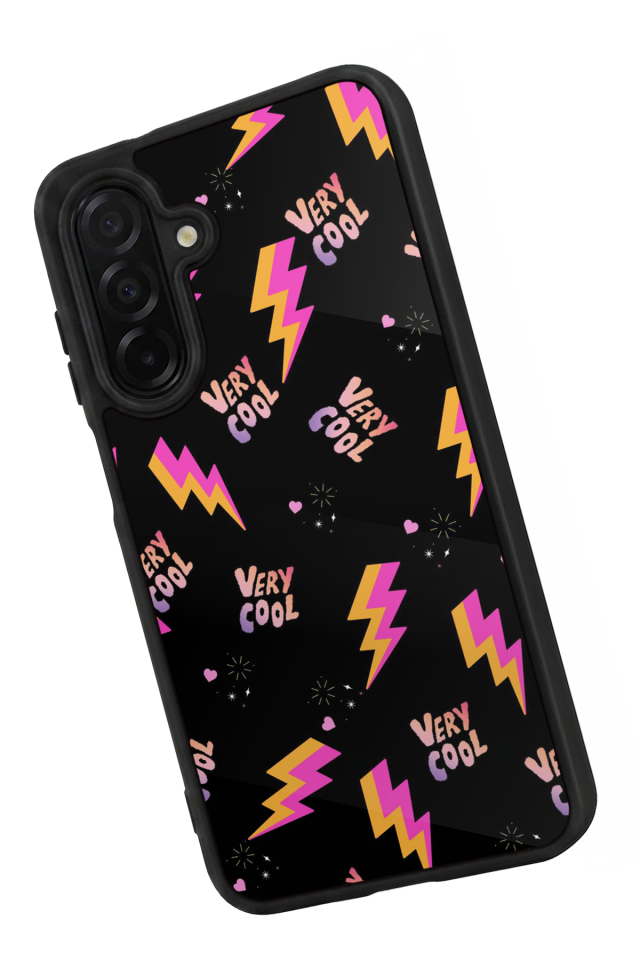 Samsung Galaxy A36 Uyumlu Simsek Tasarımlı Glossy Premium Kılıf