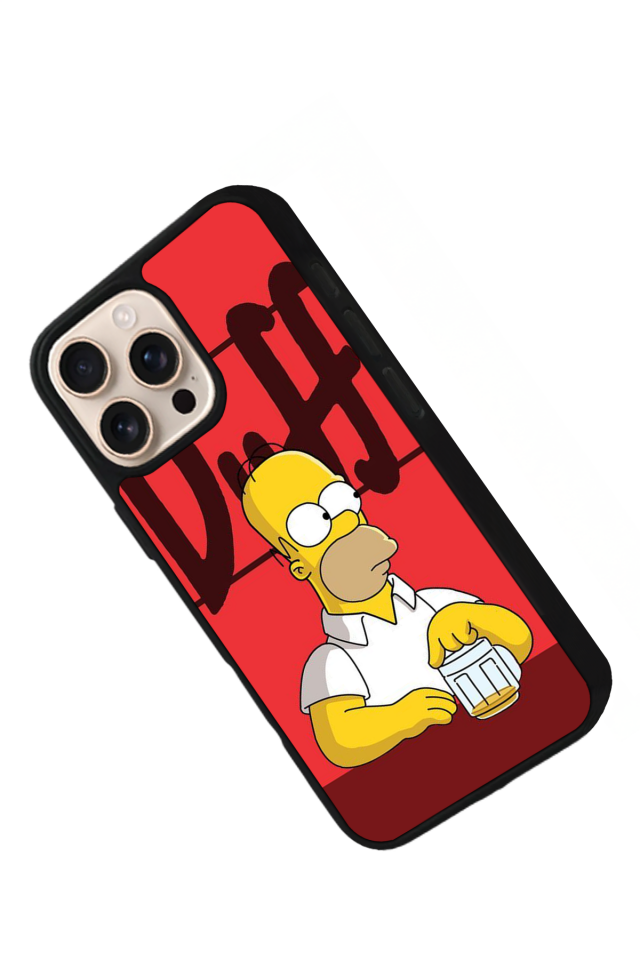 iPhone 14 Pro Uyumlu The Simpsons Tasarımlı Glossy Premium Kılıf