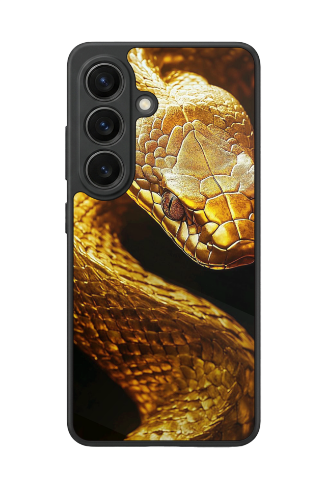 Samsung Galaxy S26 Uyumlu Yılan Tasarımlı Glossy Premium Kılıf