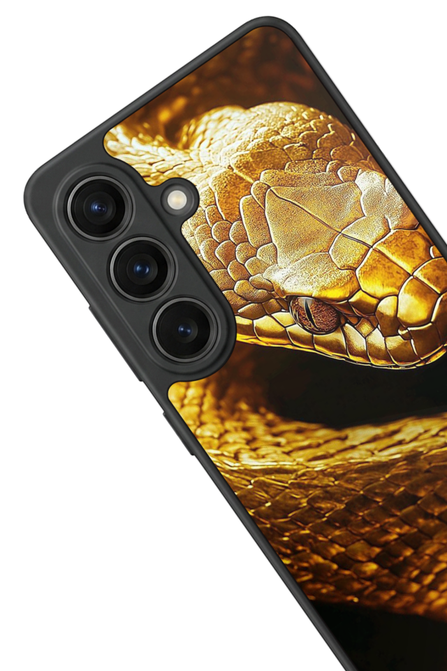 Samsung Galaxy S26 Uyumlu Yılan Tasarımlı Glossy Premium Kılıf