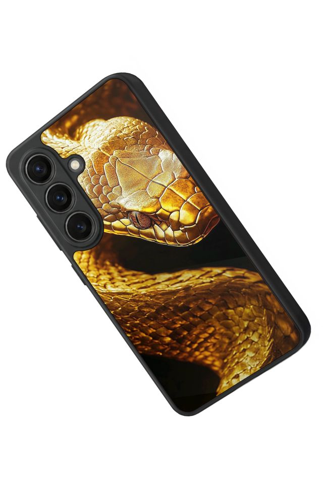 Samsung Galaxy S26 Uyumlu Yılan Tasarımlı Glossy Premium Kılıf