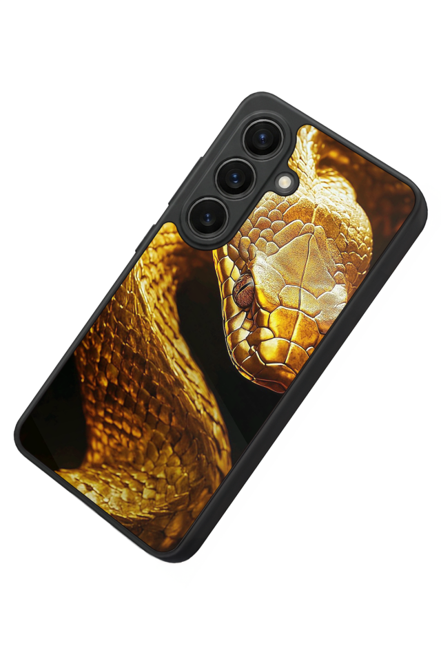 Samsung Galaxy S26 Uyumlu Yılan Tasarımlı Glossy Premium Kılıf