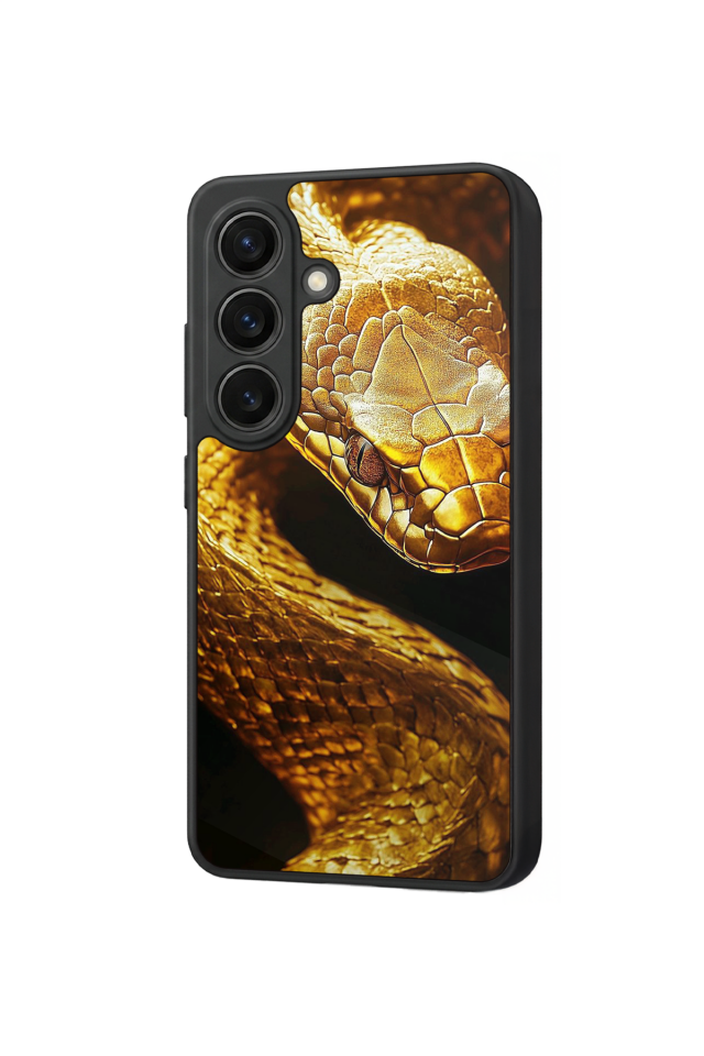 Samsung Galaxy S26 Uyumlu Yılan Tasarımlı Glossy Premium Kılıf