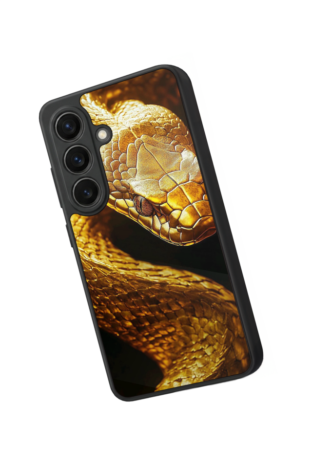 Samsung Galaxy S26 Uyumlu Yılan Tasarımlı Glossy Premium Kılıf