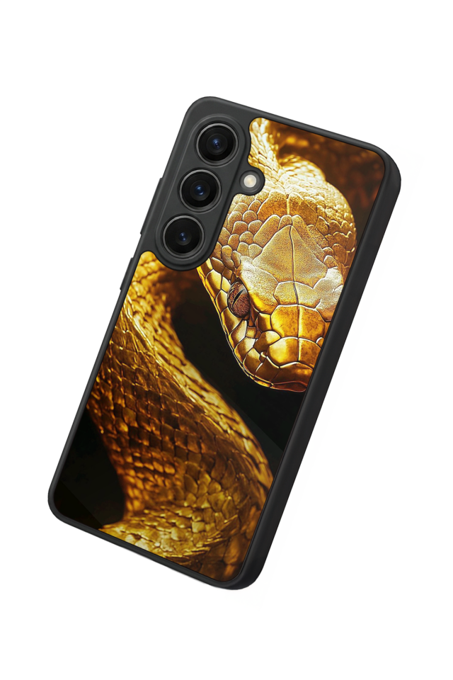 Samsung Galaxy S26 Uyumlu Yılan Tasarımlı Glossy Premium Kılıf