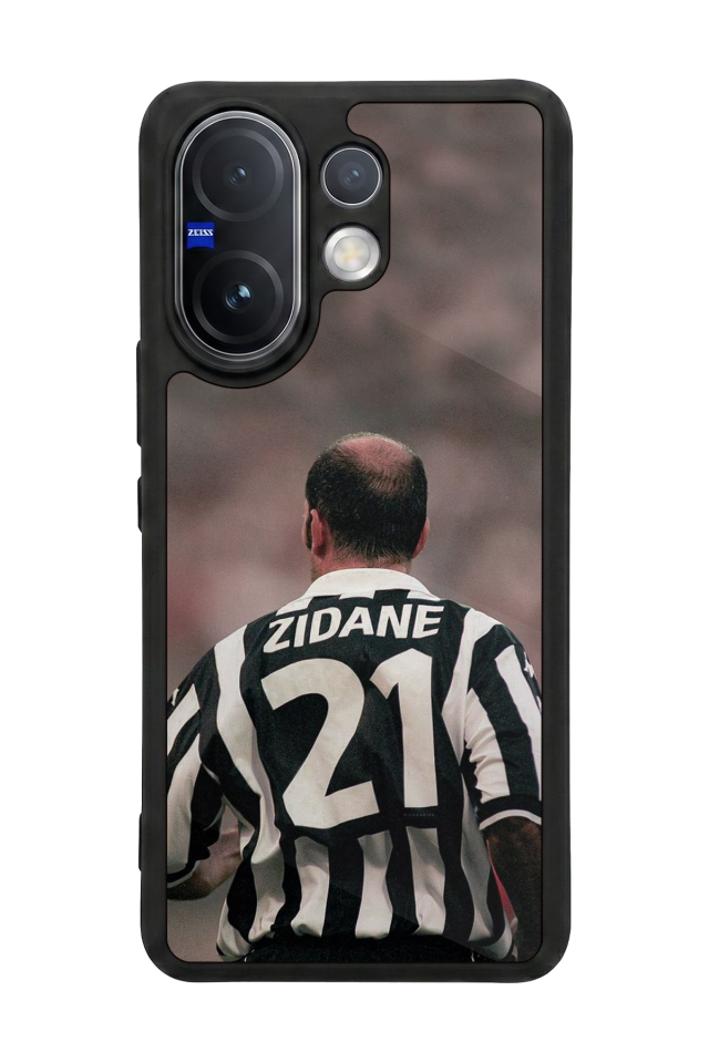 Vivo V60 Uyumlu Zidane Tasarımlı Glossy Premium Kılıf