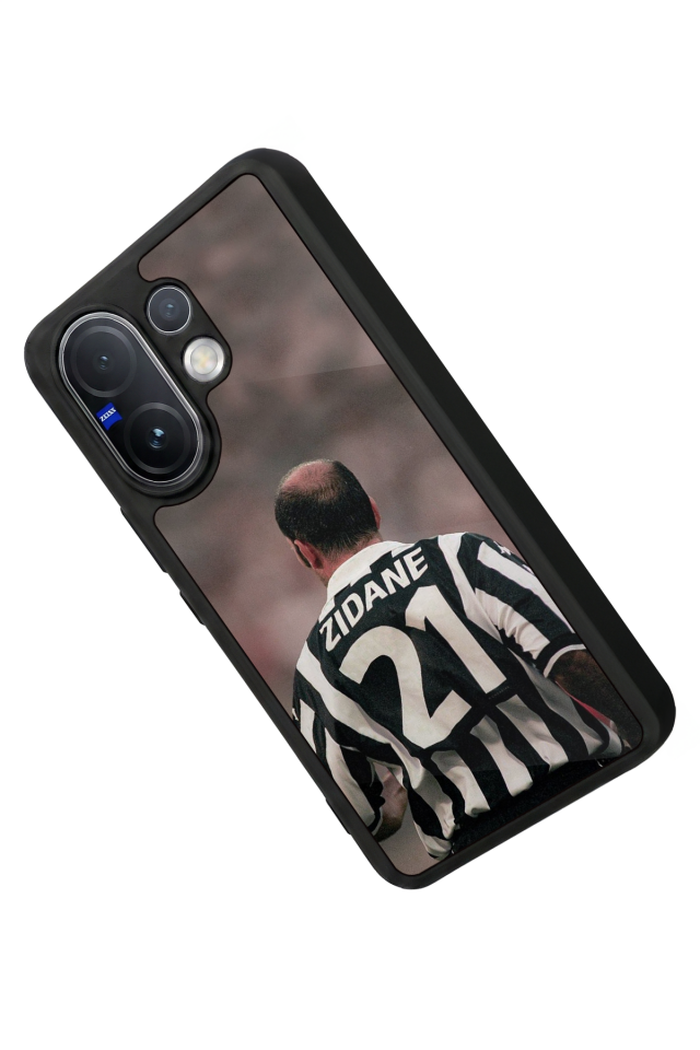 Vivo V60 Uyumlu Zidane Tasarımlı Glossy Premium Kılıf