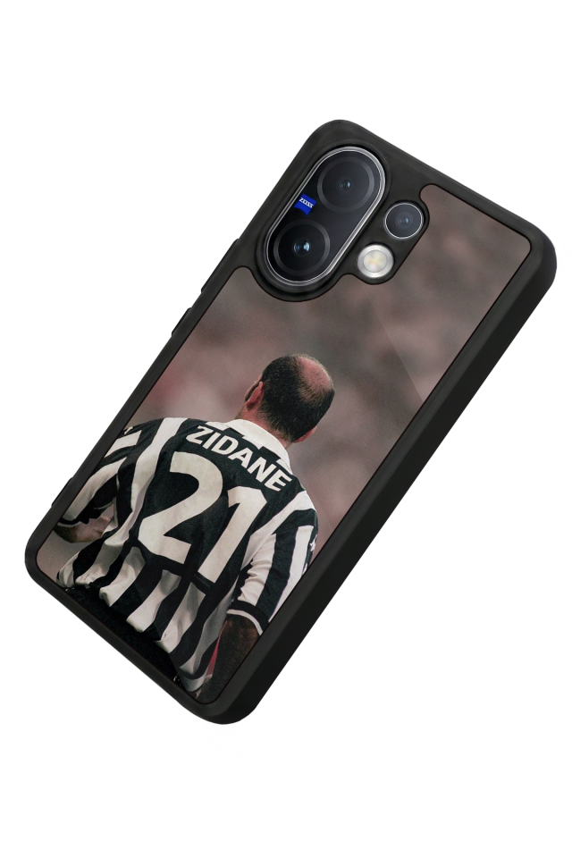 Vivo V60 Uyumlu Zidane Tasarımlı Glossy Premium Kılıf