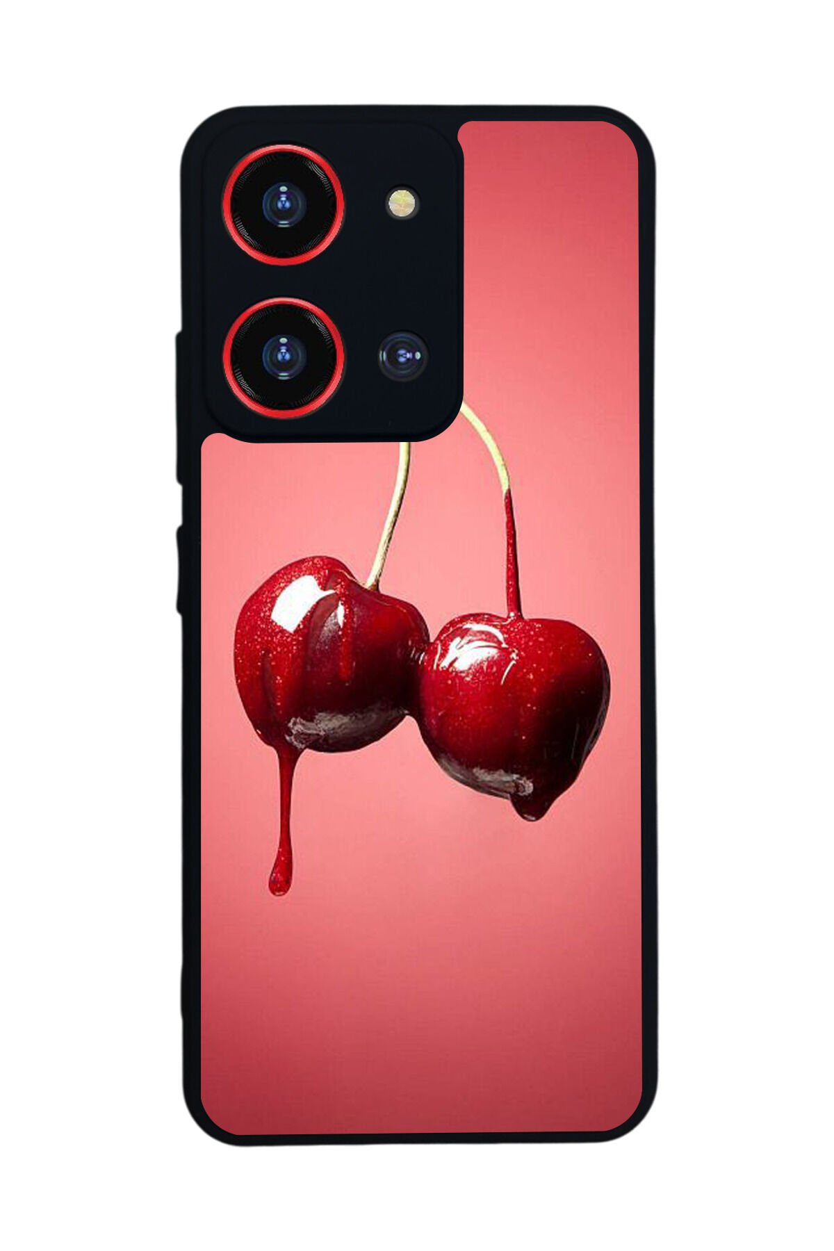 Reeder S19 Max Pro S 108MP Uyumlu Kiraz Tasarımlı Glossy Premium Kılıf