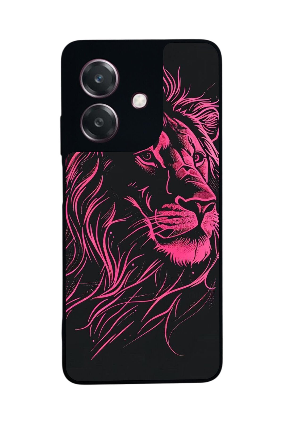 Oppo A3 5G Uyumlu Aslan Tasarımlı Glossy Premium Kılıf