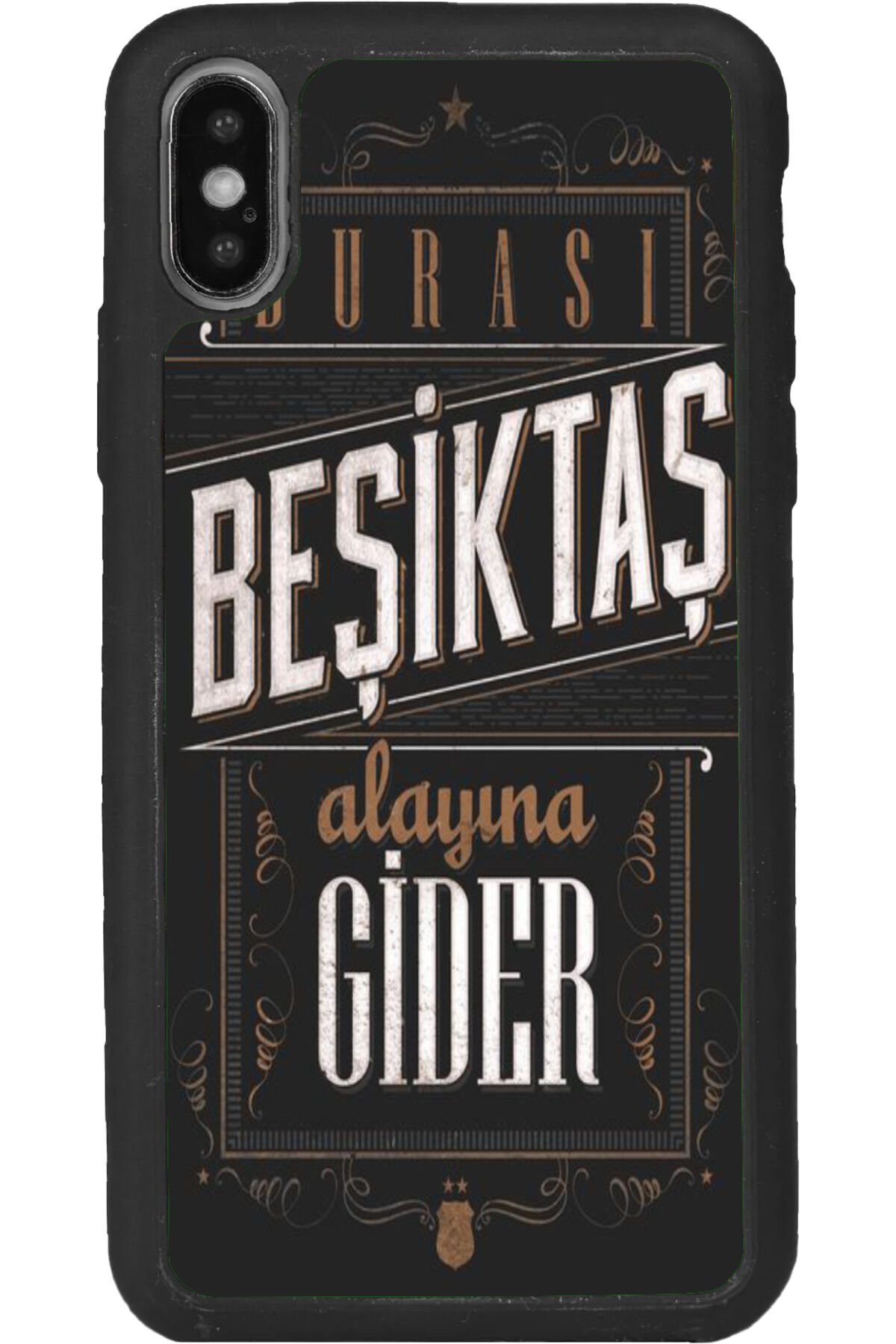 iPhone XS Max Uyumlu Mat Siyah uyumlu Kılıf – Yumuşak Silikon, Koruyucu, Şok Emici Kapak