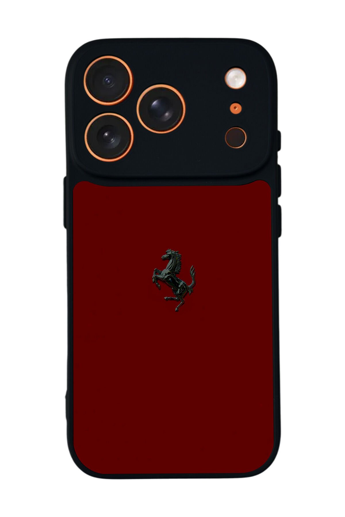 iPhone 17 Pro Max Uyumlu Kirmizi Tasarımlı Glossy Premium Kılıf