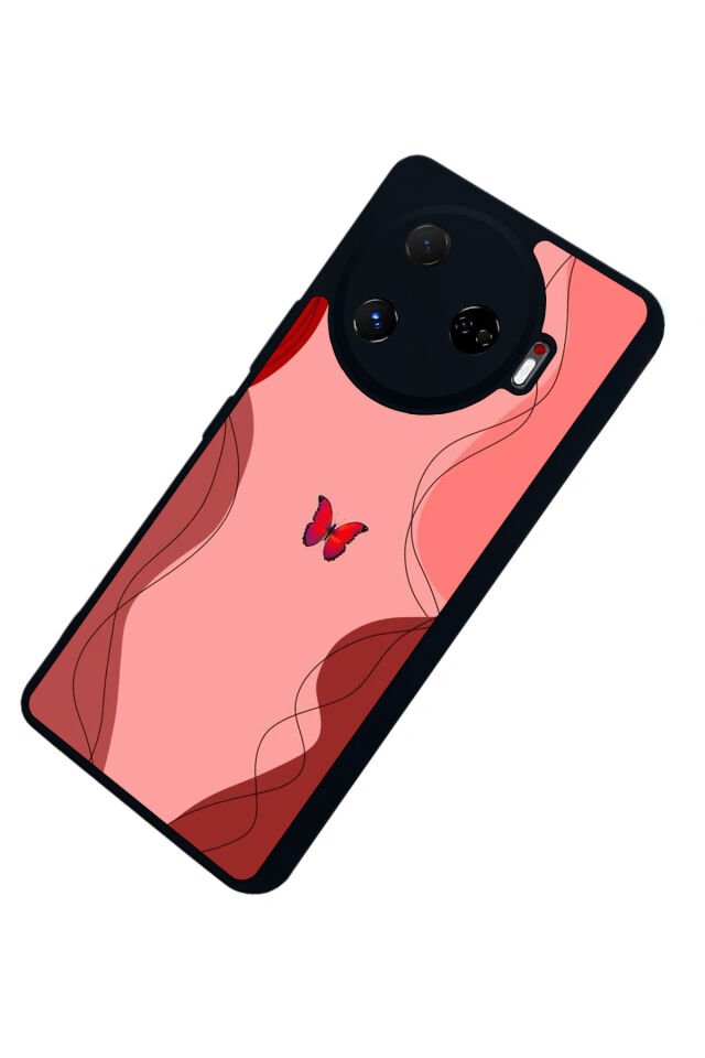 Tecno Camon 30 Pro Uyumlu Kelebek Tasarımlı Glossy Premium Kılıf