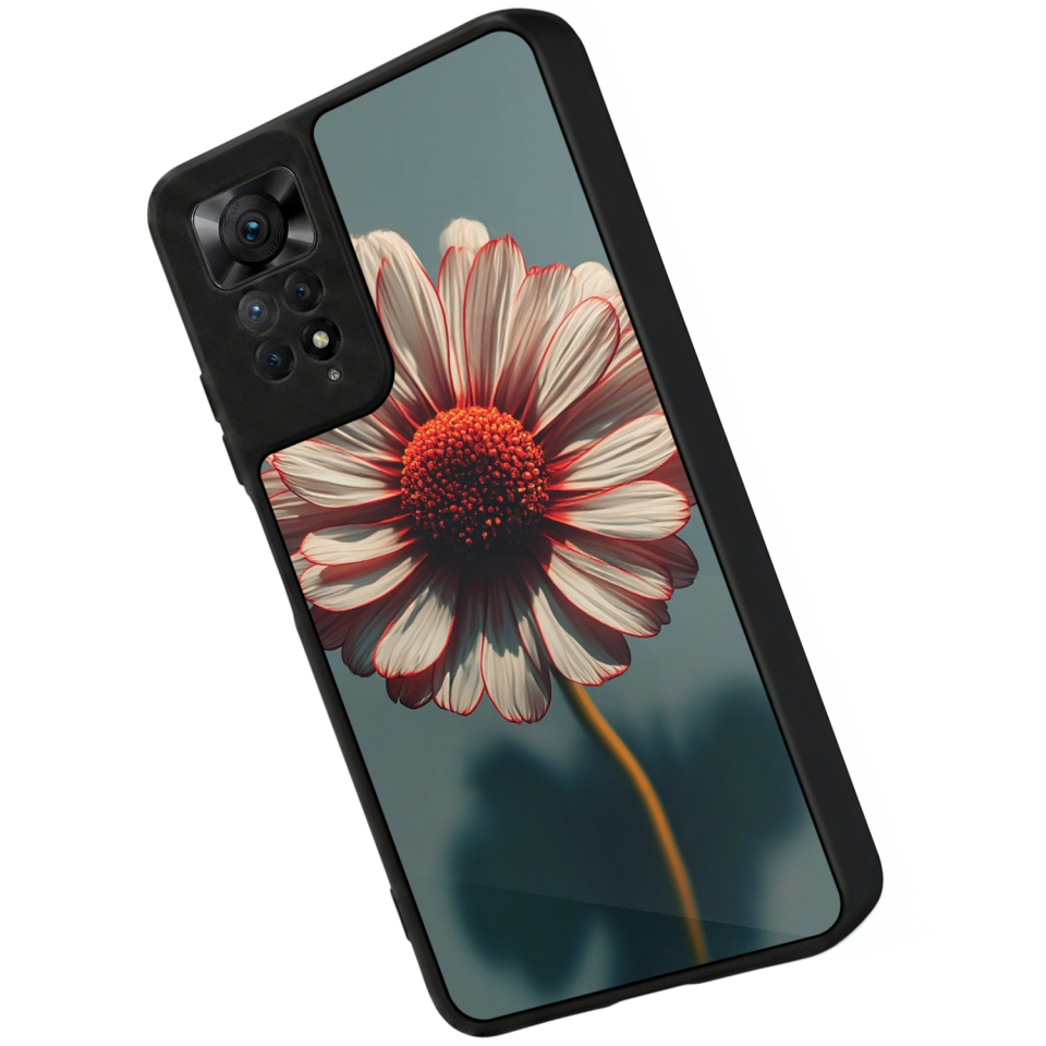 Xiaomi Redmi Note 11 Pro Uyumlu Cicek Tasarımlı Glossy Premium Kılıf