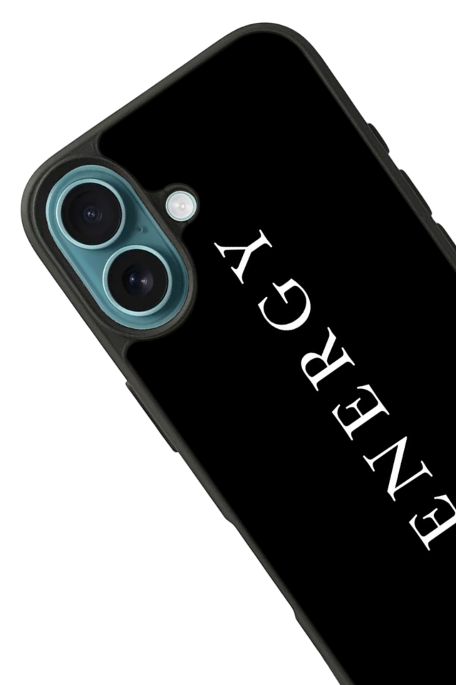 iPhone 16 Uyumlu Energy Tasarımlı Glossy Premium Kılıf