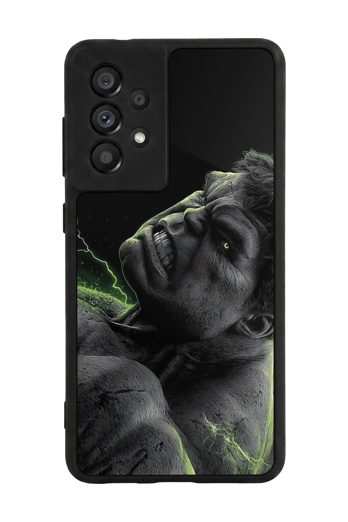 Samsung Galaxy A73 Uyumlu Hulk Tasarımlı Glossy Premium Kılıf