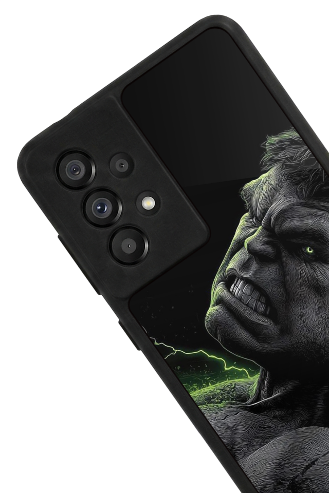 Samsung Galaxy A73 Uyumlu Hulk Tasarımlı Glossy Premium Kılıf