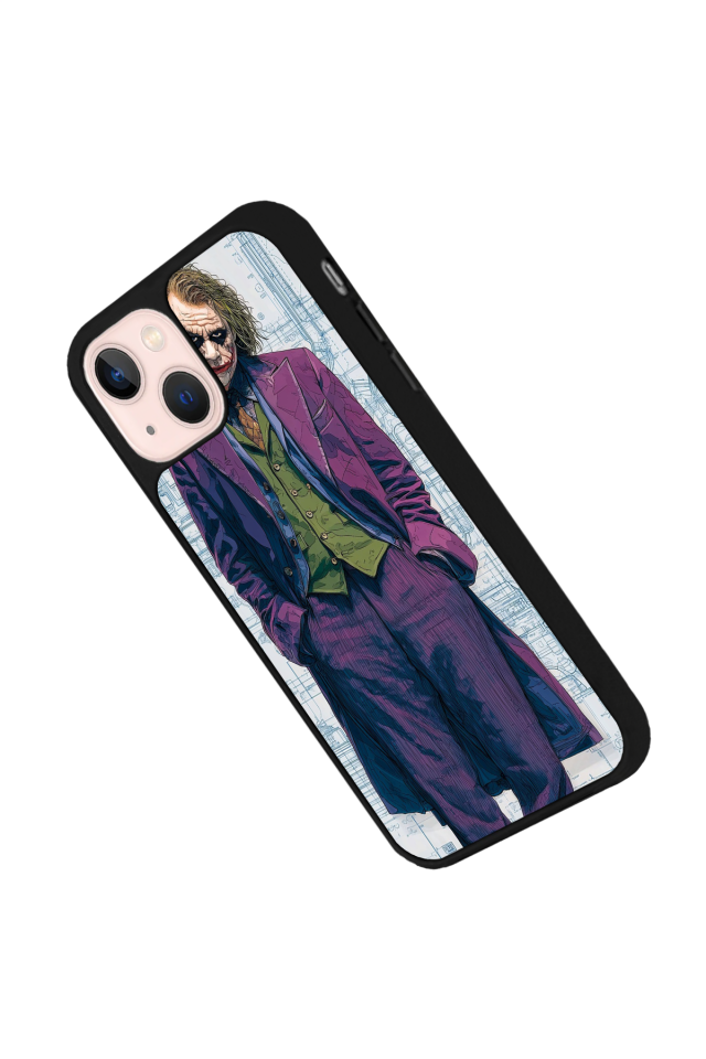 iPhone 13/14 Uyumlu Joker Tasarımlı Glossy Premium Kılıf