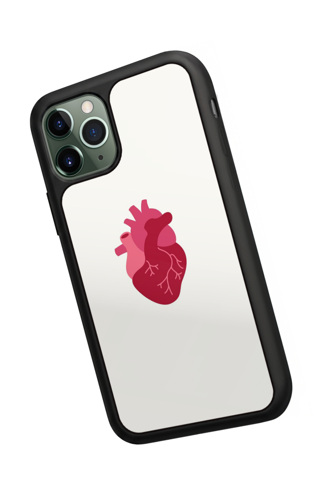 iPhone 11 Pro Uyumlu Kalp Love Tasarımlı Glossy Premium Kılıf