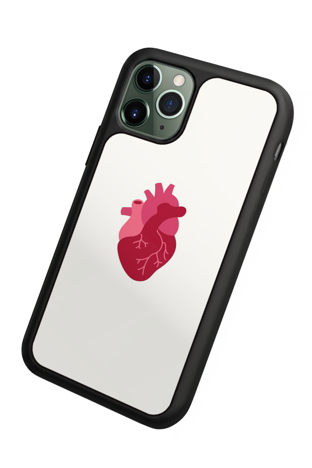 iPhone 11 Pro Uyumlu Kalp Love Tasarımlı Glossy Premium Kılıf