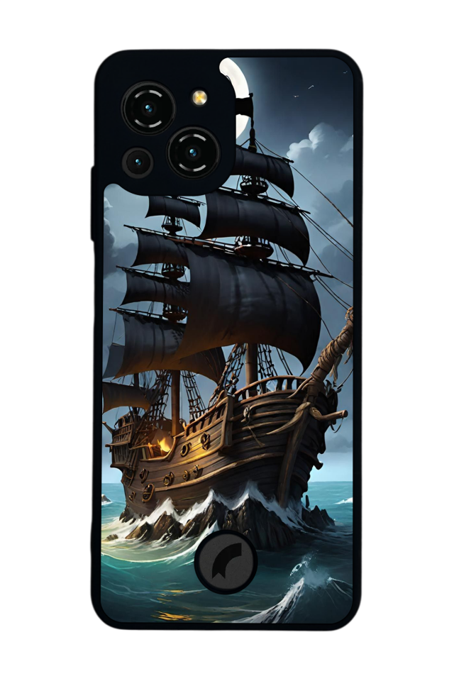 Reeder S23 Pro Max Uyumlu Korsan Tasarımlı Glossy Premium Kılıf