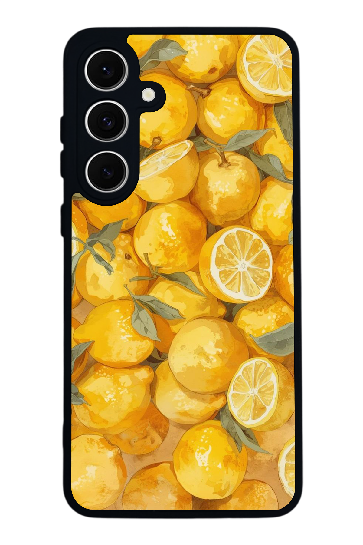 Samsung Galaxy A16 Uyumlu Limon Tasarımlı Glossy Premium Kılıf