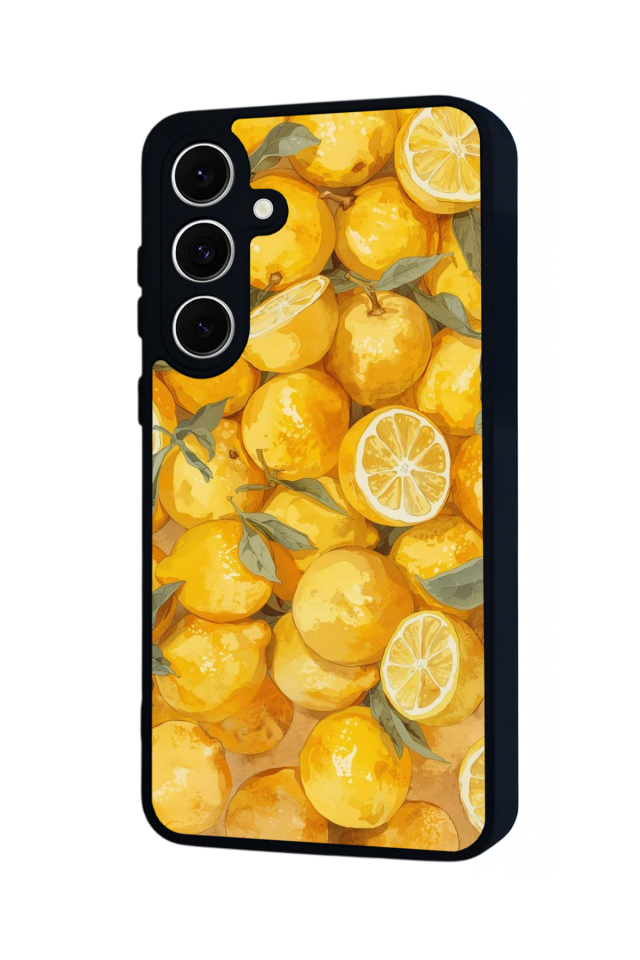Samsung Galaxy A16 Uyumlu Limon Tasarımlı Glossy Premium Kılıf