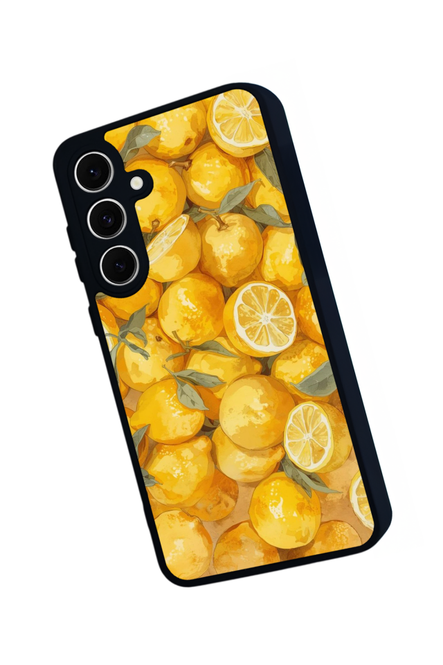 Samsung Galaxy A16 Uyumlu Limon Tasarımlı Glossy Premium Kılıf