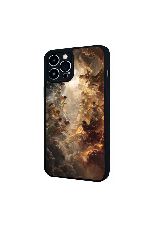 iPhone 13 Pro Max Uyumlu Melek Tasarımlı Glossy Premium Kılıf