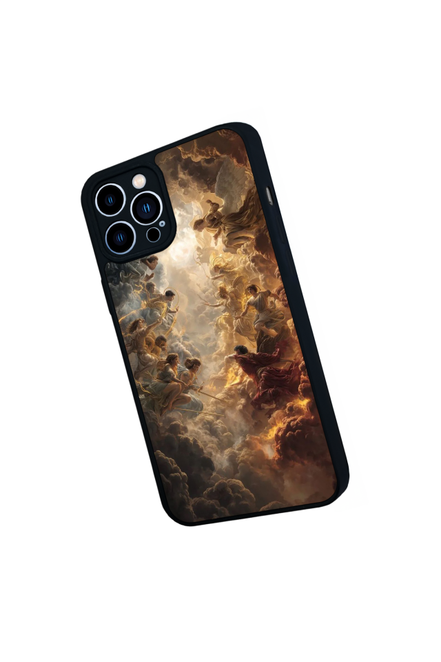 iPhone 13 Pro Max Uyumlu Melek Tasarımlı Glossy Premium Kılıf