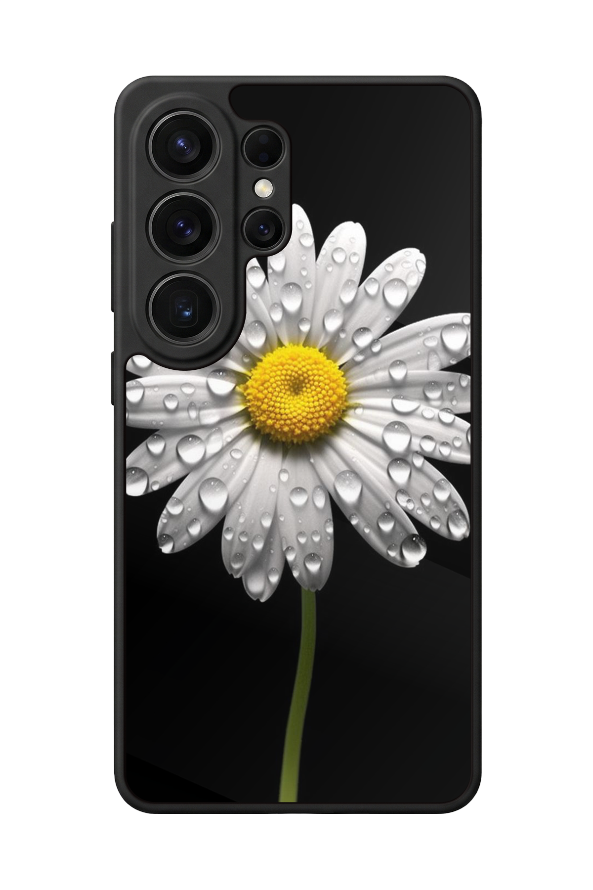 Samsung Galaxy S26 Ultra Uyumlu Papatya Tasarımlı Glossy Premium Kılıf