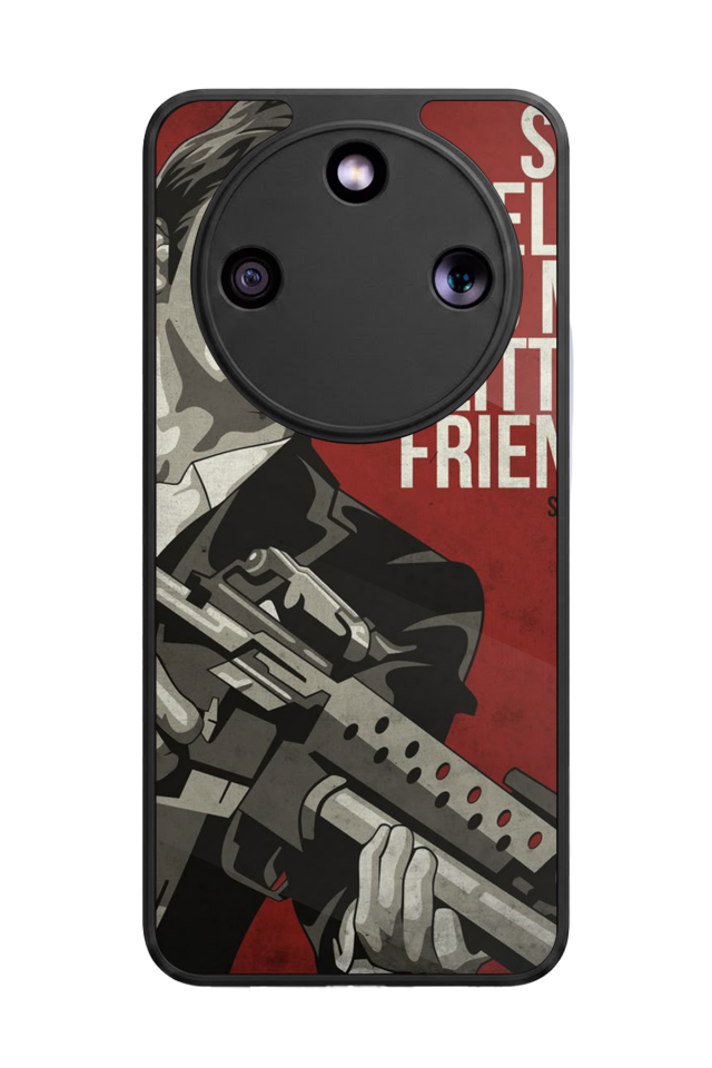 Honor Magic 8 Lite Uyumlu TheWolf Tasarımlı Glossy Premium Kılıf